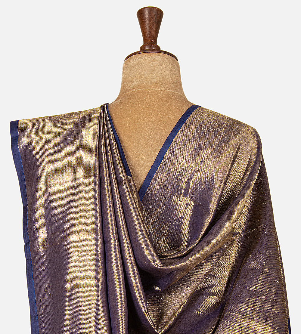 Blue Kanchipuram Silk Saree