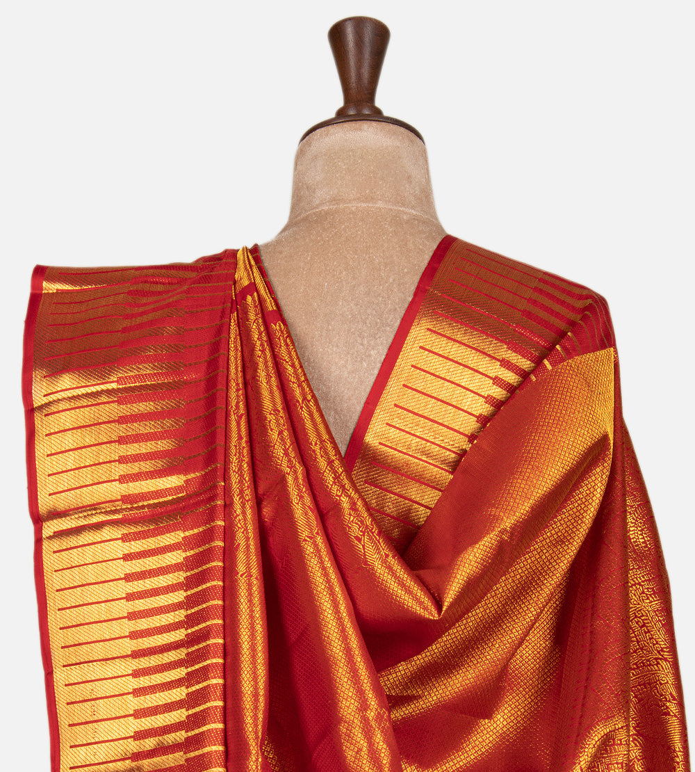 Red Kanchipuram Silk Saree