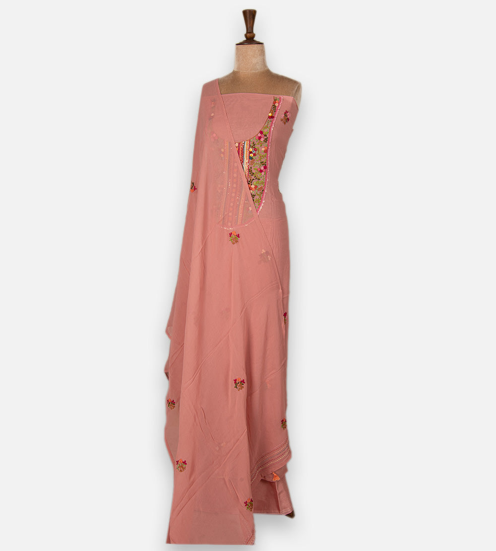 Pink Georgette Salwar