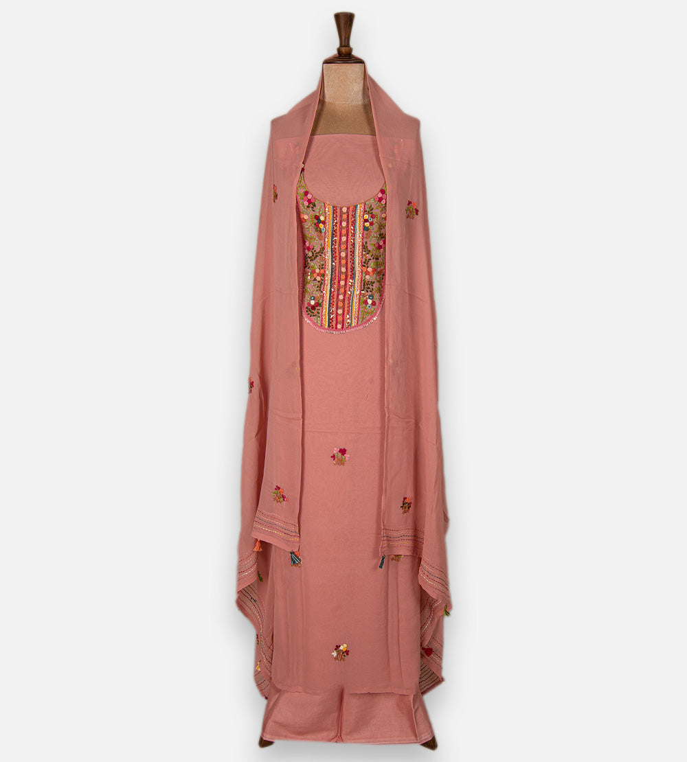 Pink Georgette Salwar