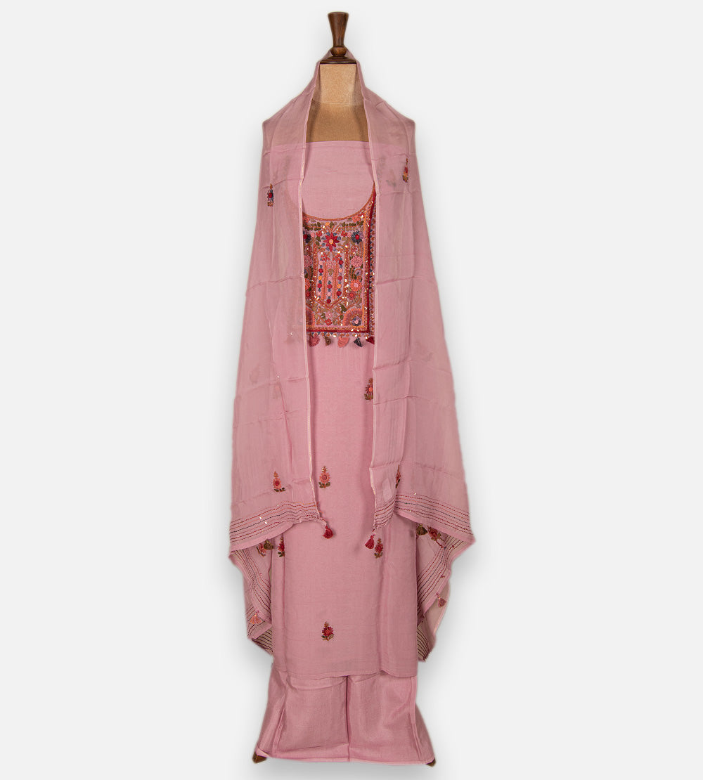 Pink Georgette Salwar