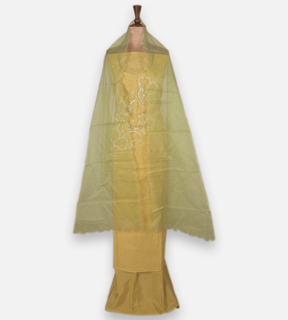 Yellow Linen salwar