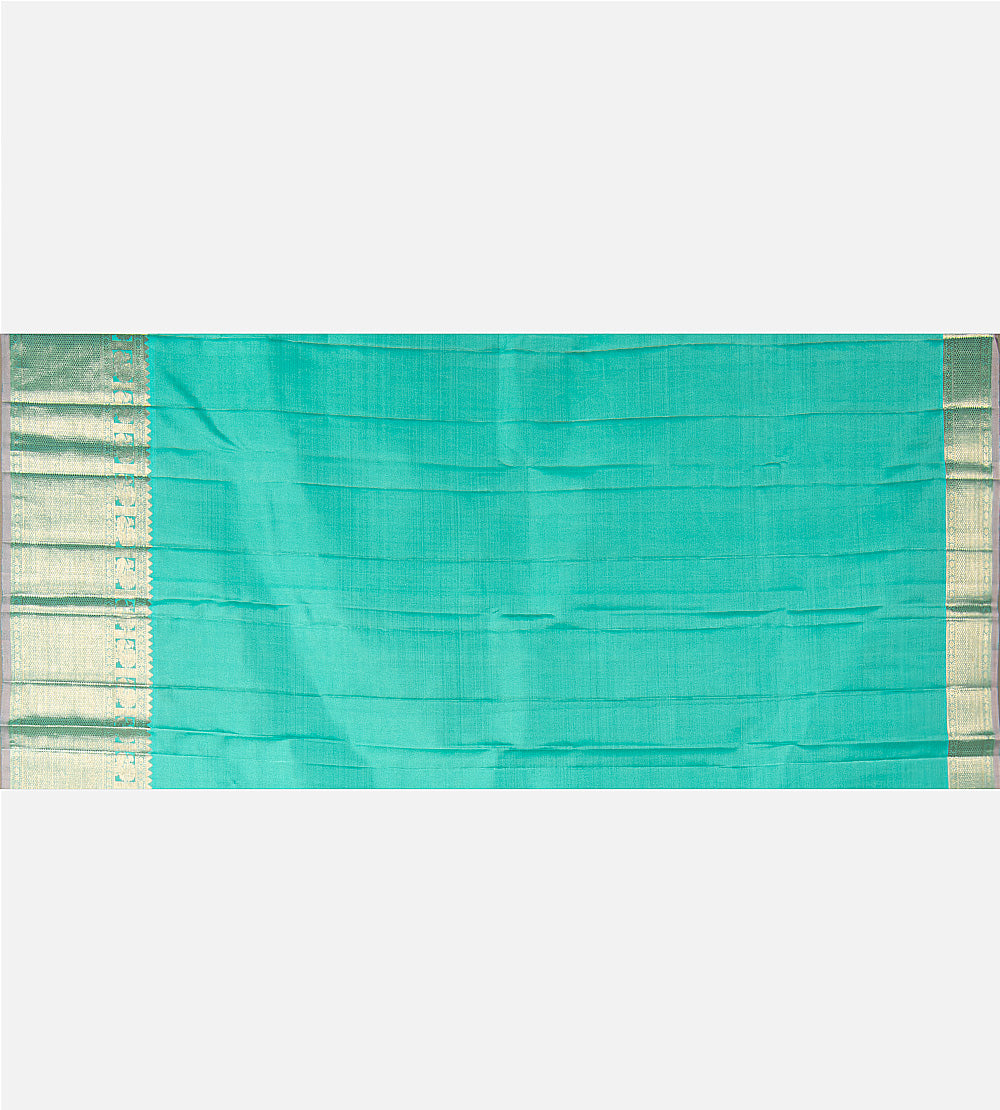 Blue Kanchipuram Silk Saree
