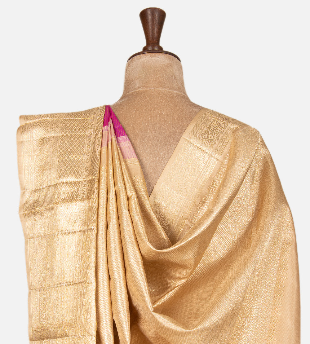 Pink Kanchipuram Silk Saree