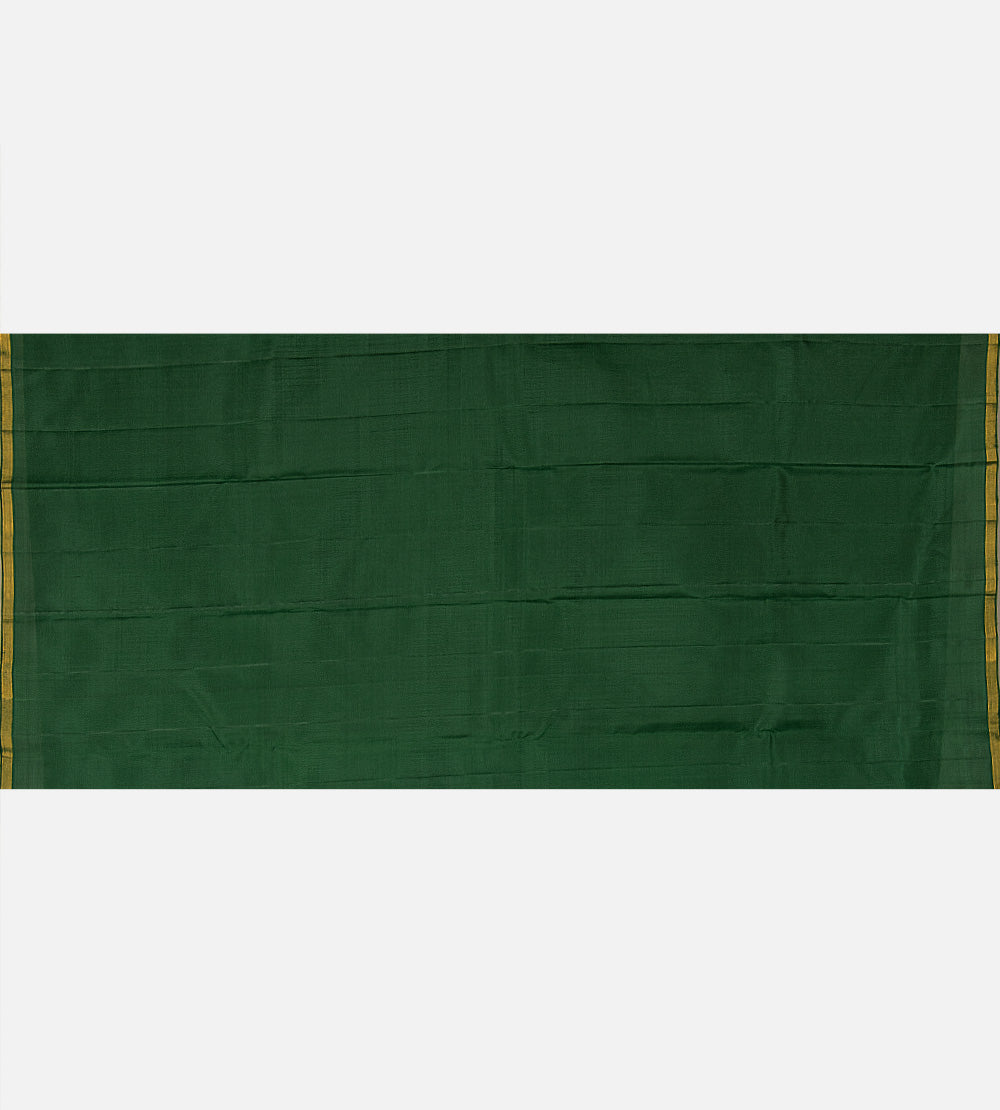Turquoise Green Kanchipuram Silk Saree