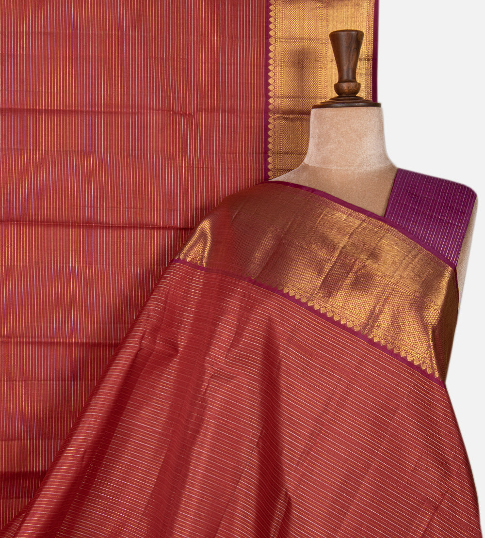 Red Kanchipuram Silk Saree