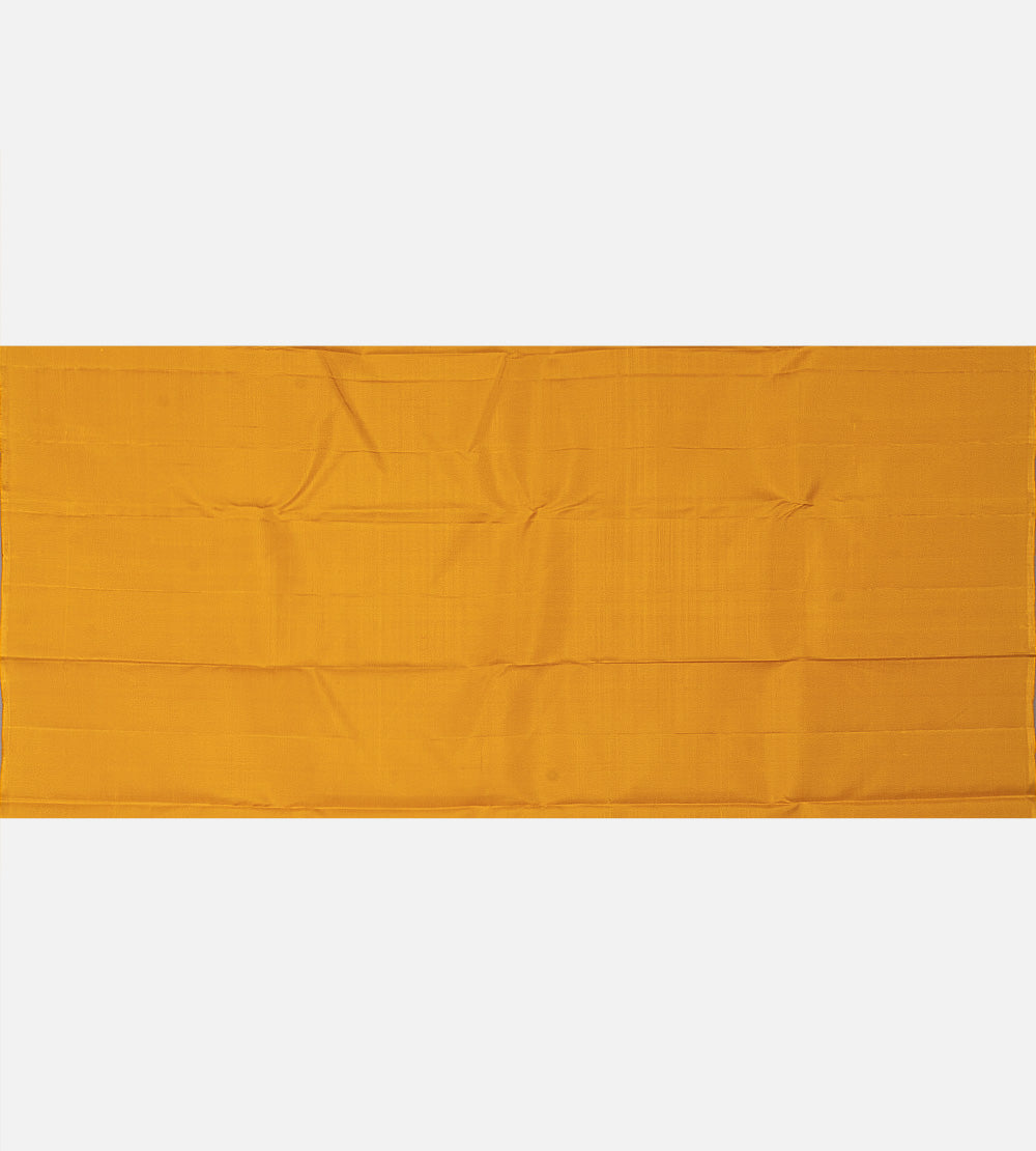 Yellow Kanchipuram Silk Saree