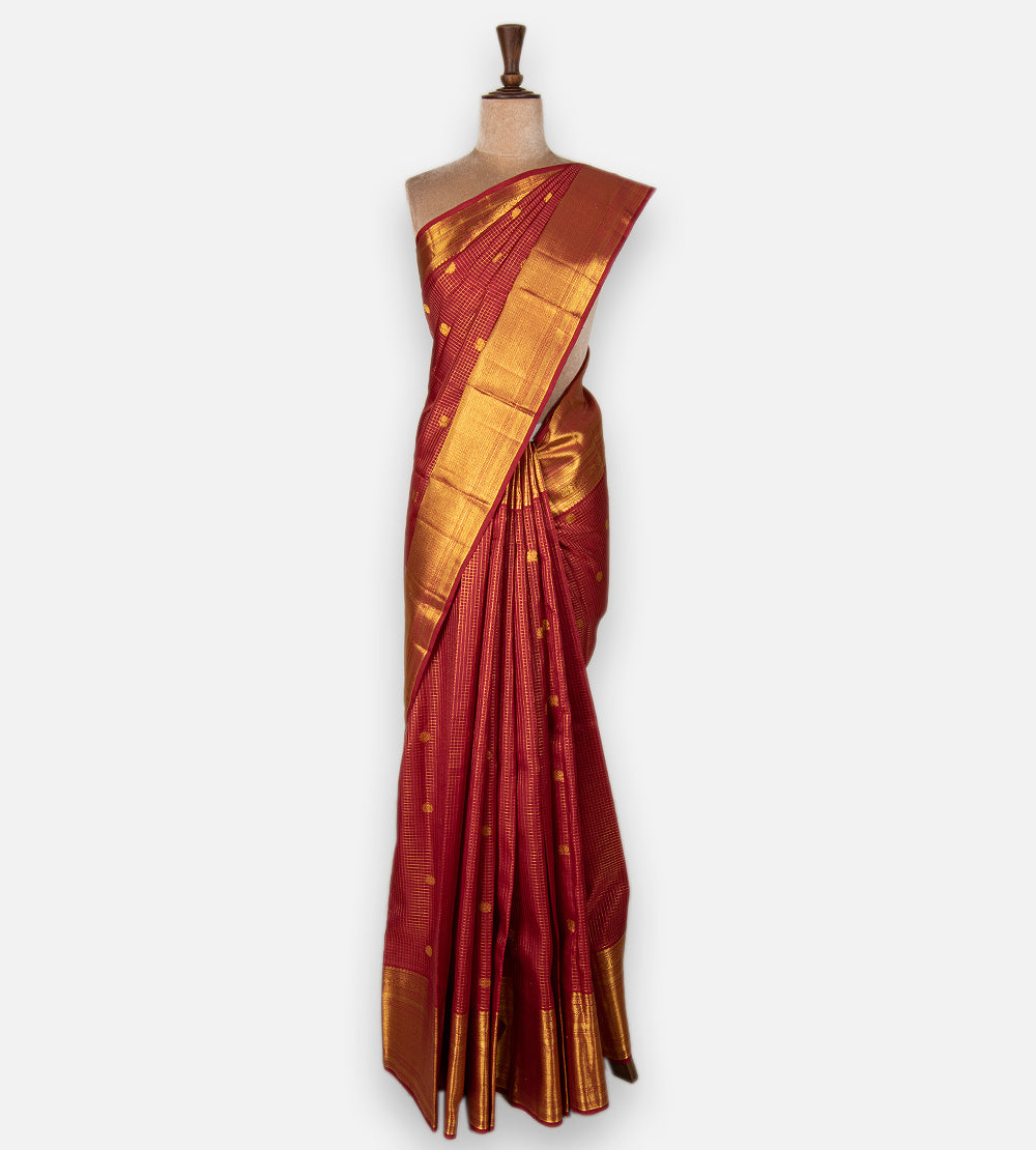 Red Kanchipuram Silk Saree