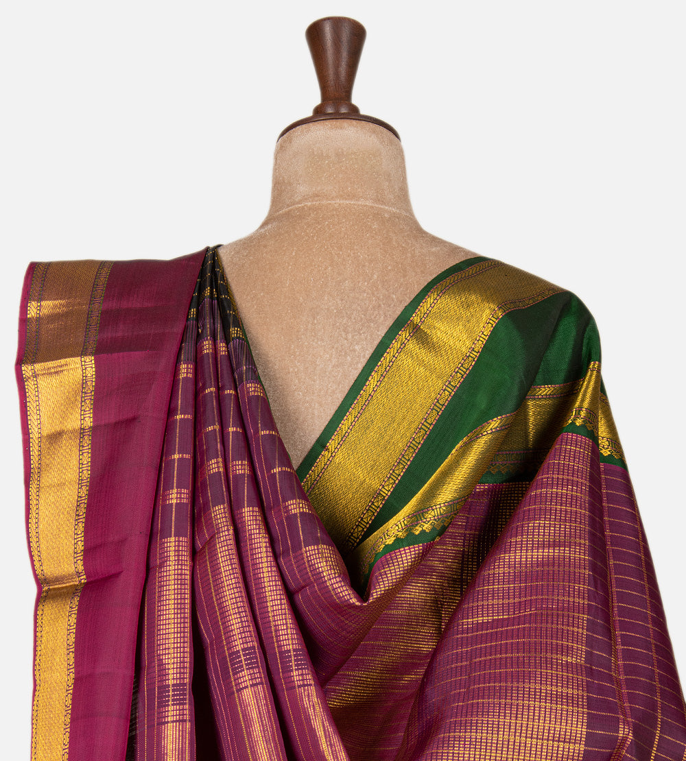 Black Kanchipuram Silk Saree