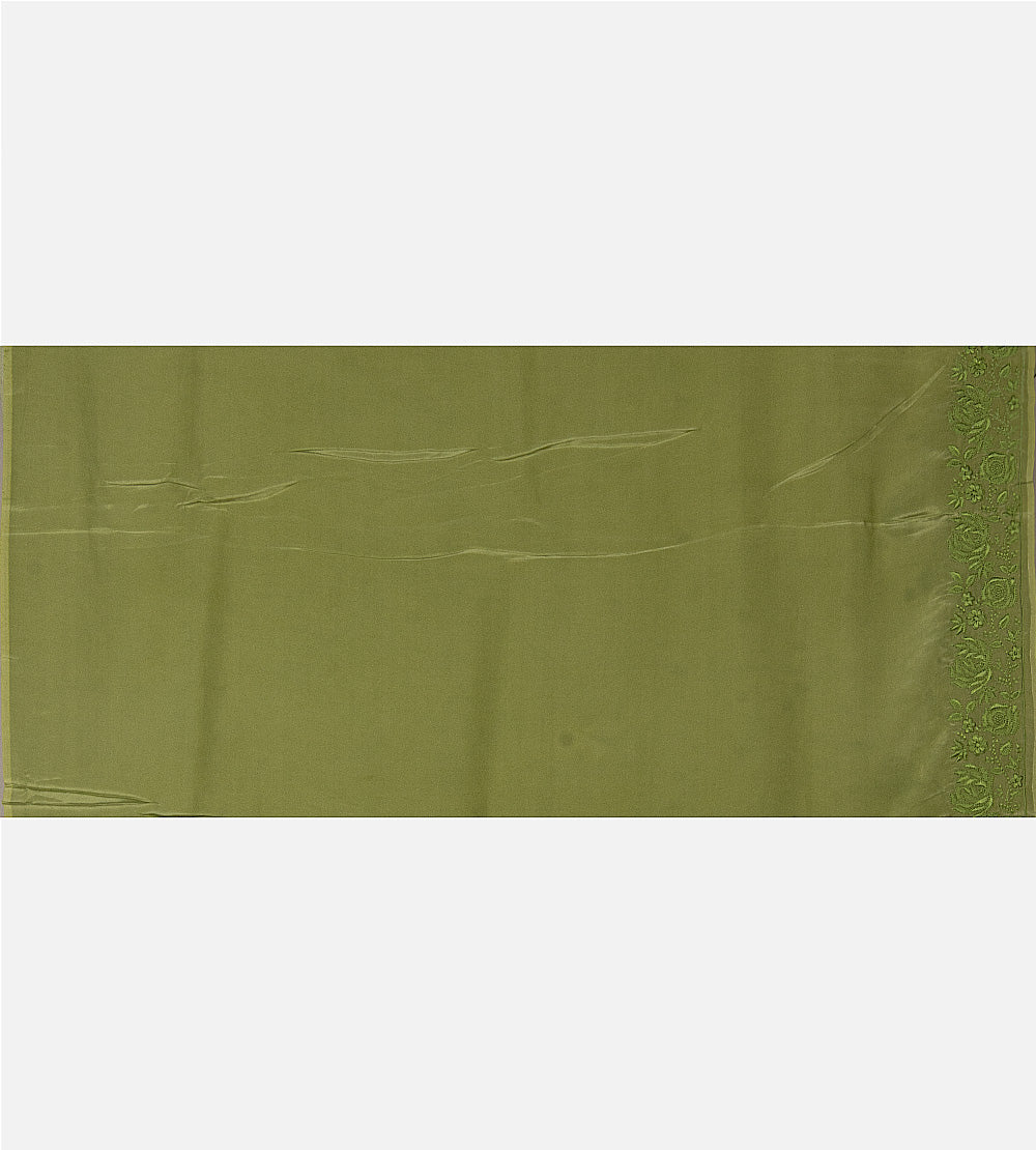 Green Organza Saree