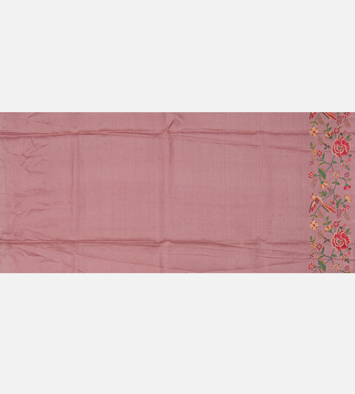 Pink Tussar Saree