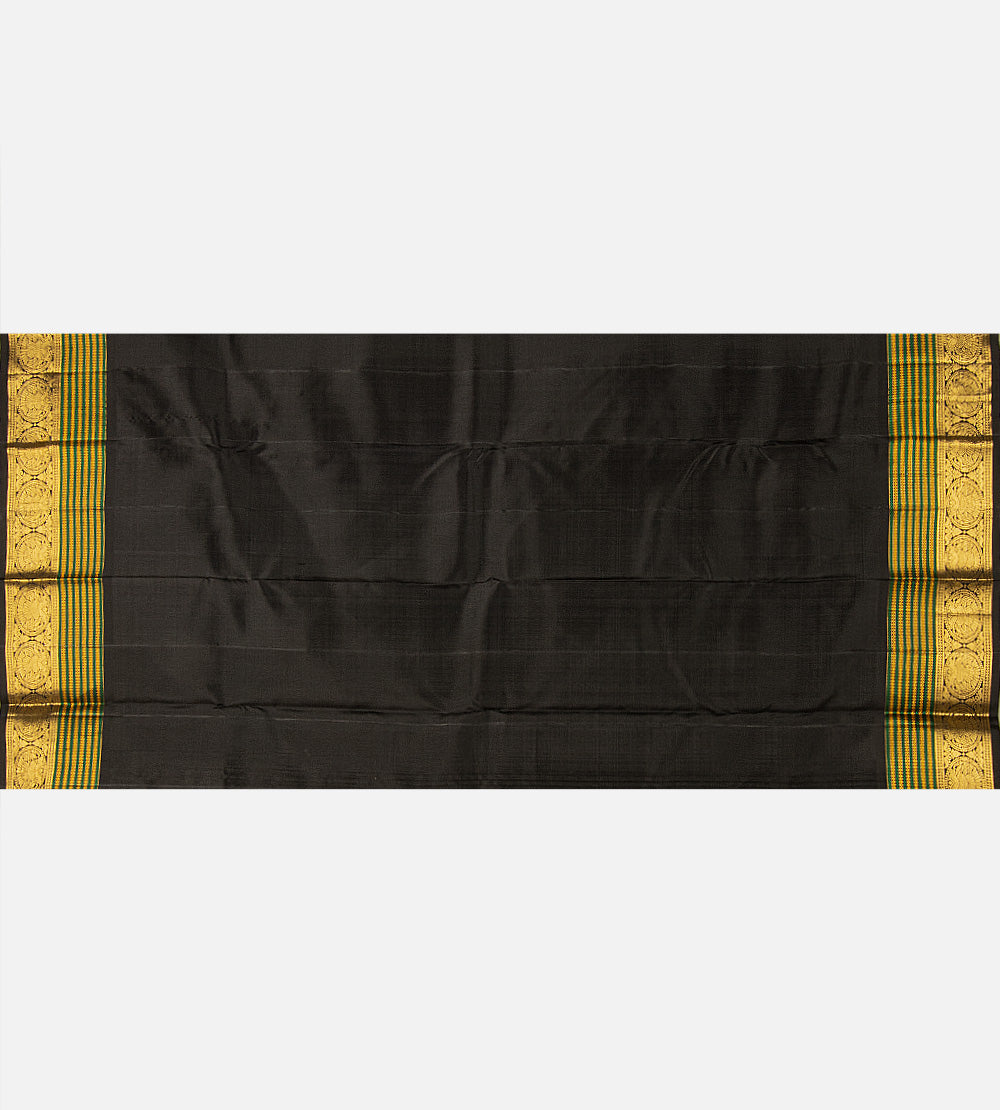 Black Kanchipuram Silk Saree