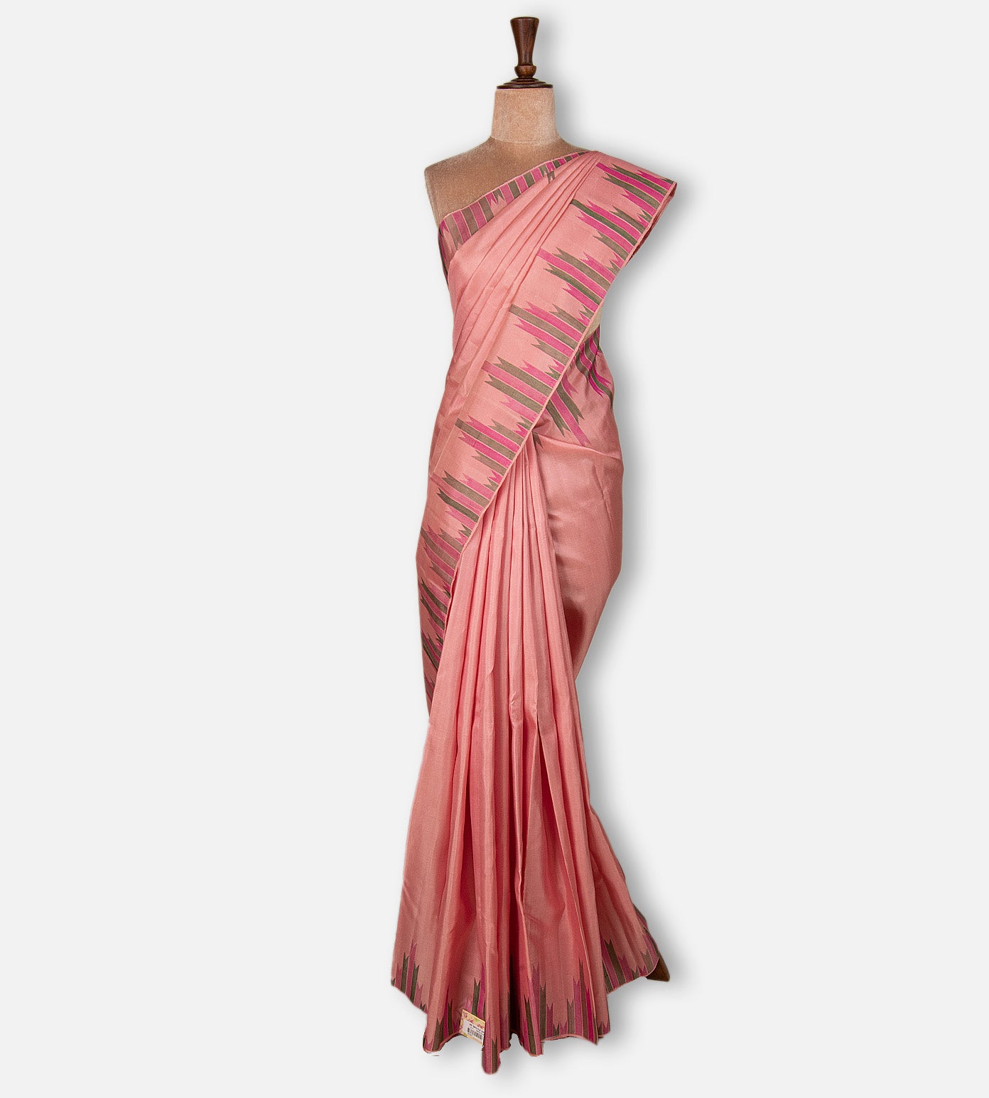 Light Pink Kanchipuram Silk Saree