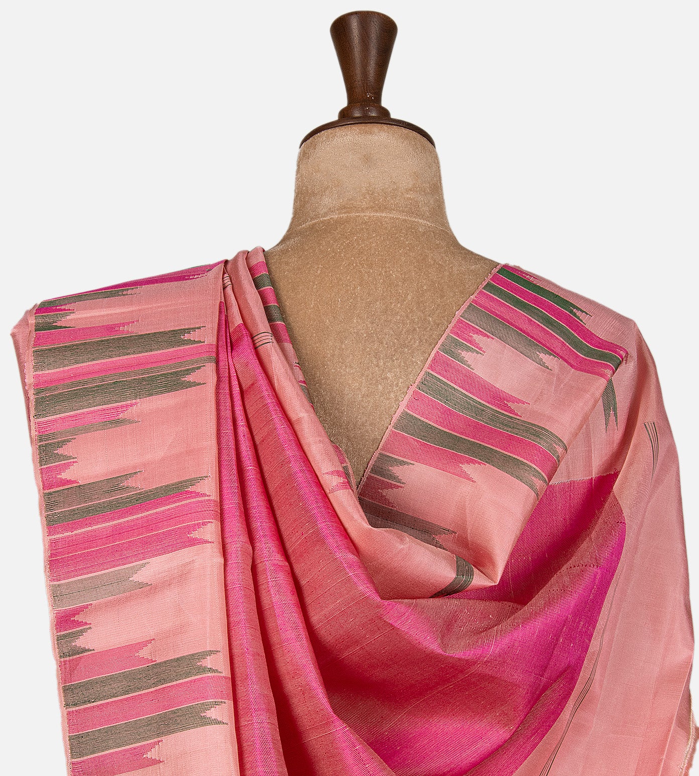 Light Pink Kanchipuram Silk Saree
