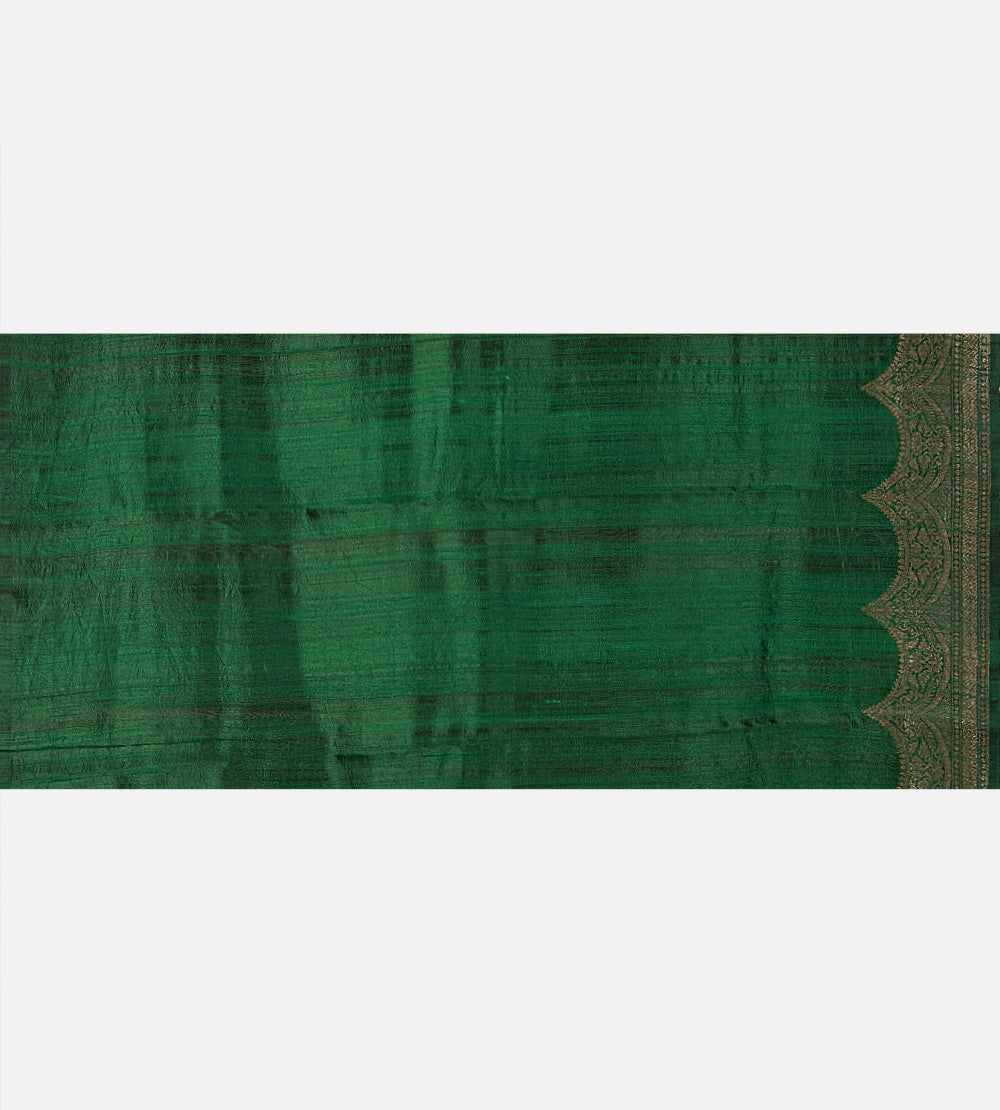 Maroon Banarasi Tussar Saree
