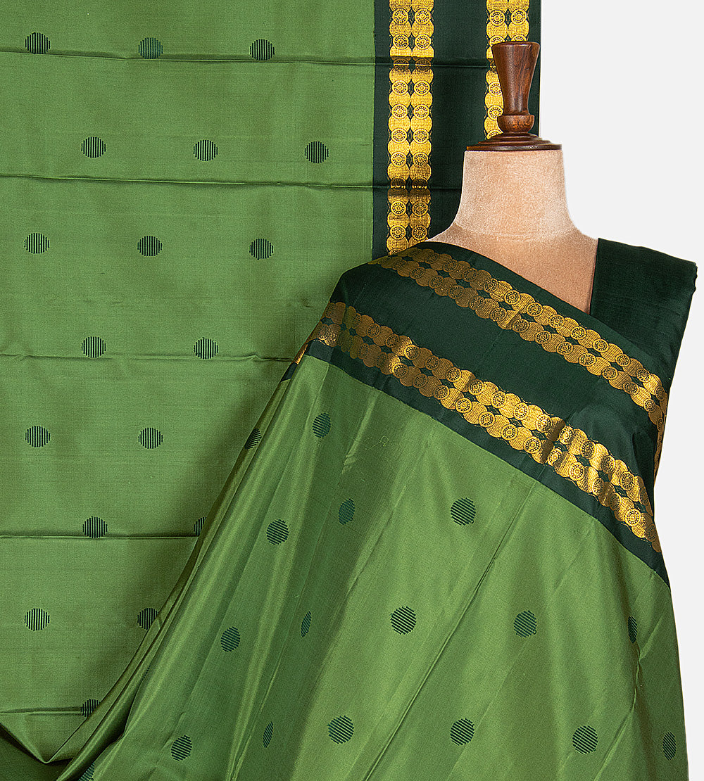 Green Kanchipuram Silk Saree
