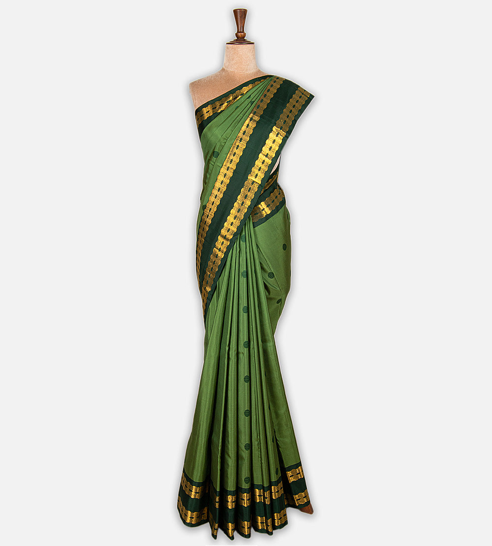 Green Kanchipuram Silk Saree