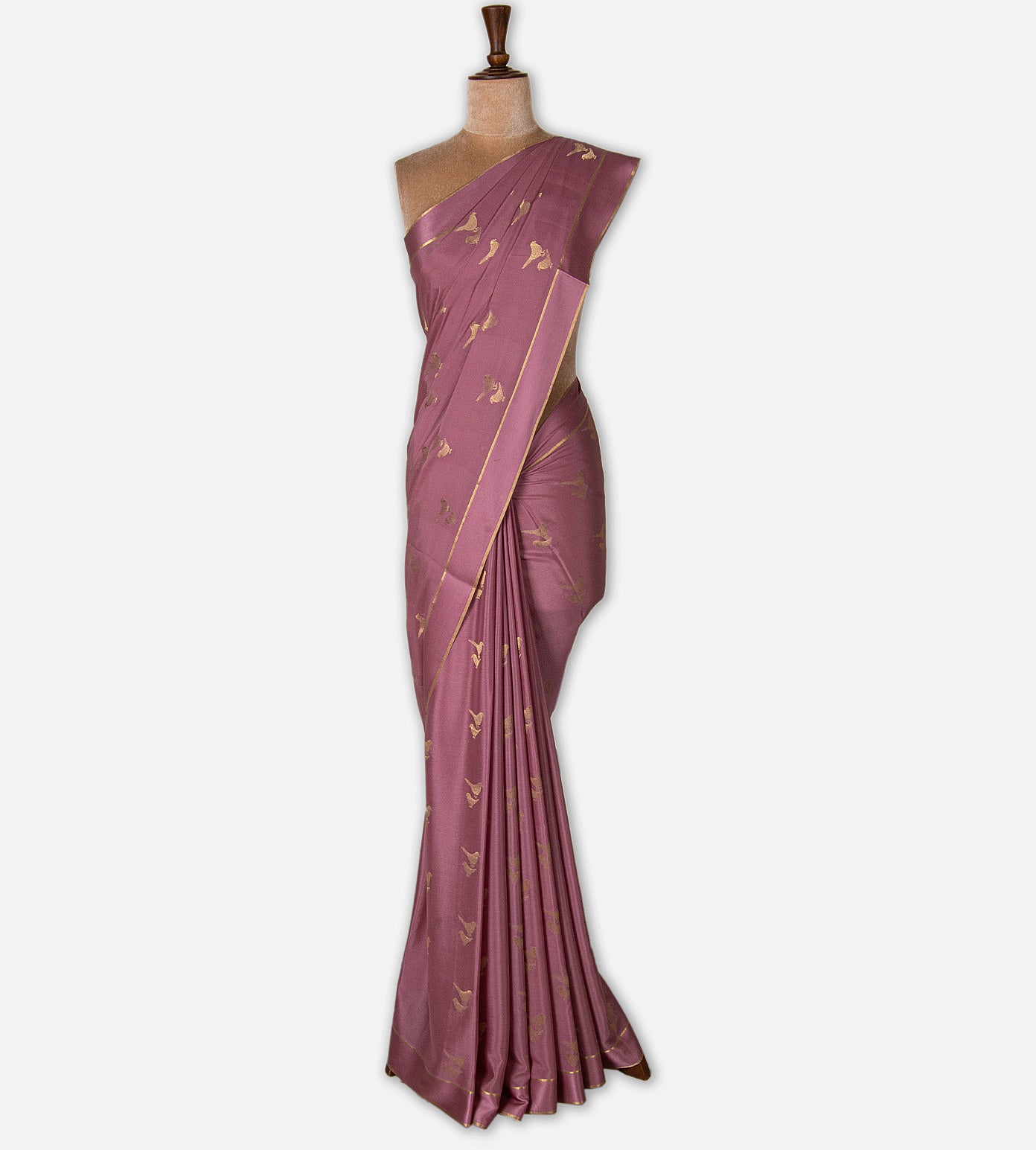 Pink Mysore Silk Saree
