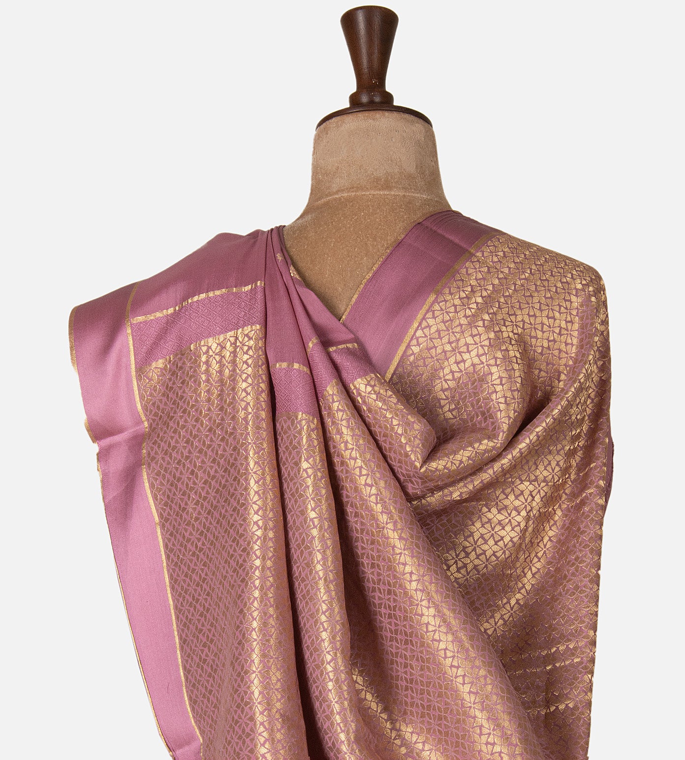 Pink Mysore Silk Saree
