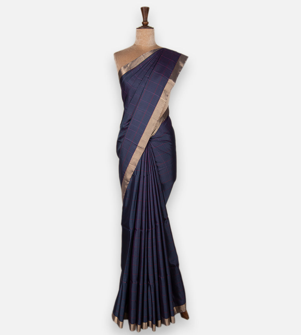Blue Soft Silk Saree
