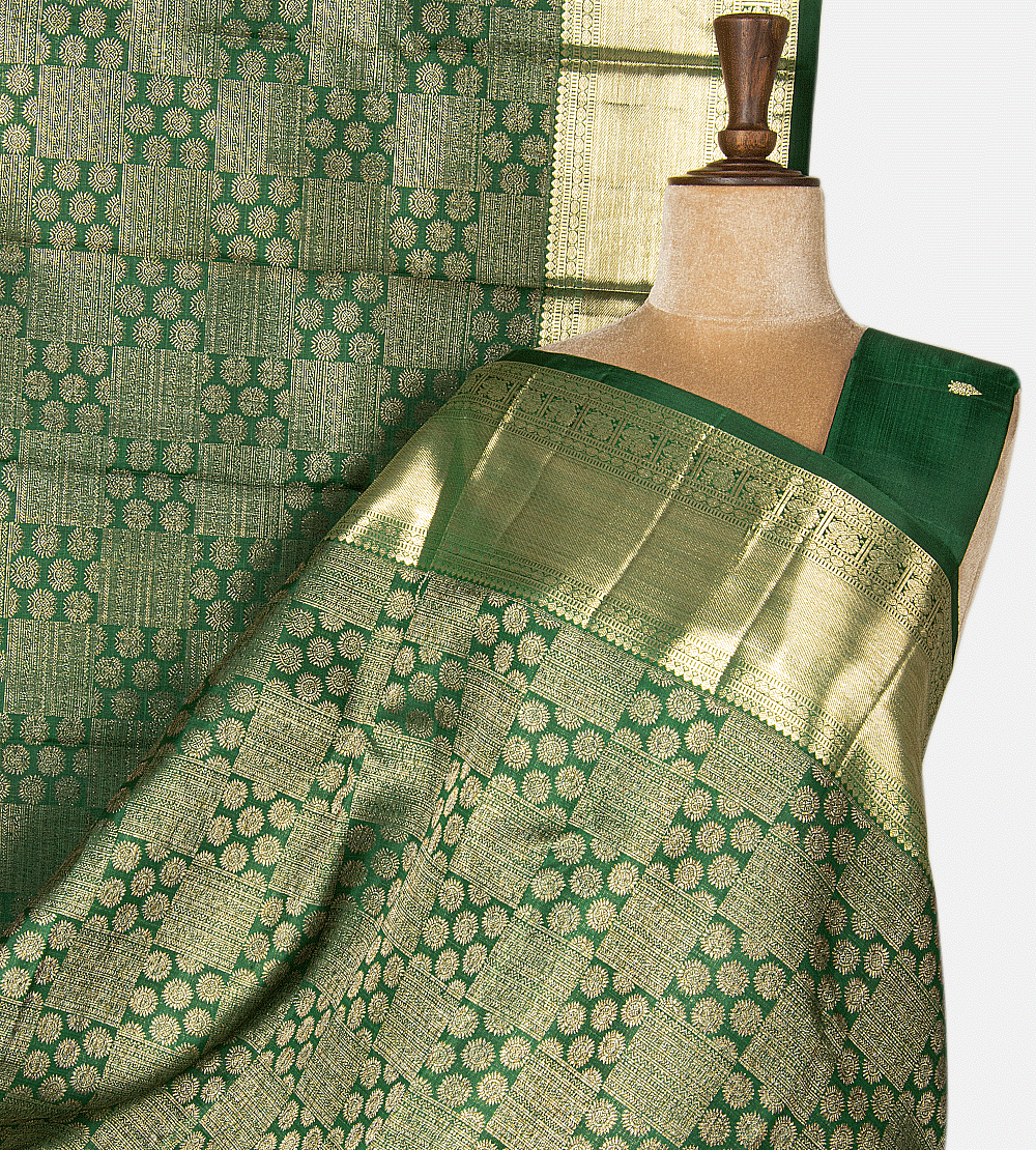 Green Kanchipuram Silk Saree