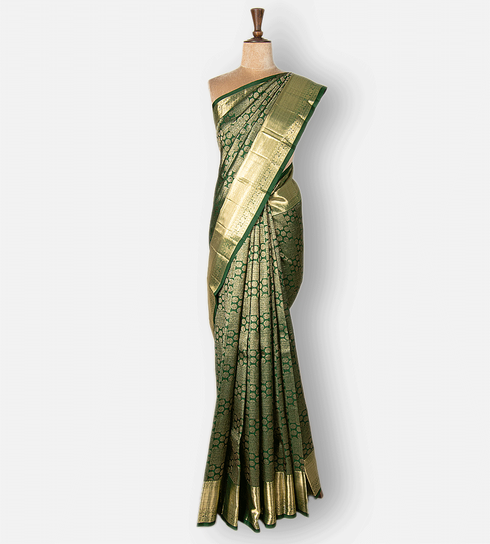 Green Kanchipuram Silk Saree