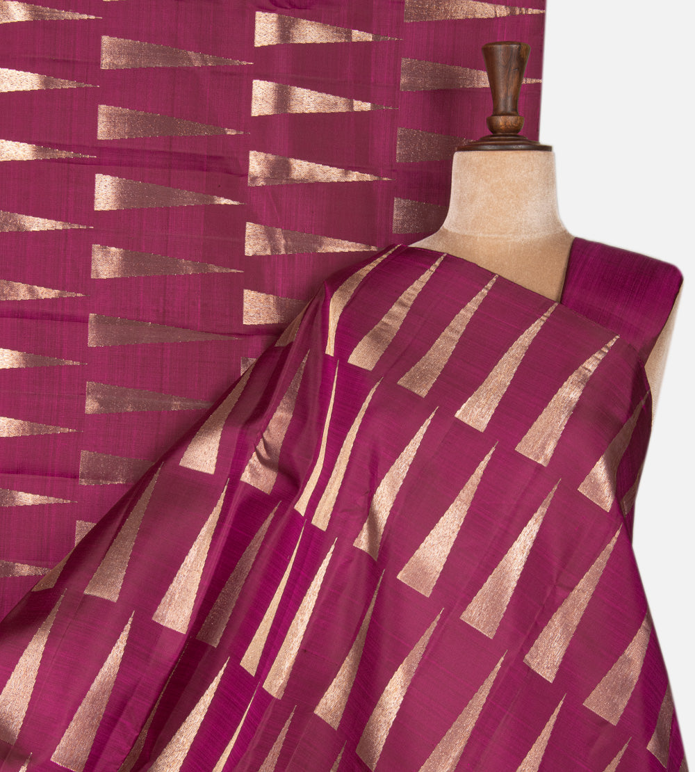 Pink Kanchipuram Silk Saree