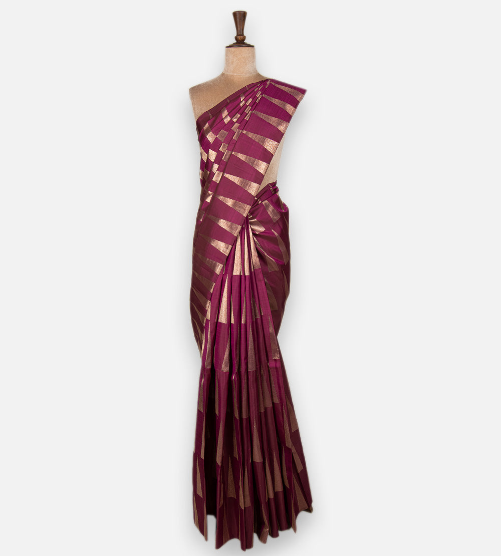 Pink Kanchipuram Silk Saree