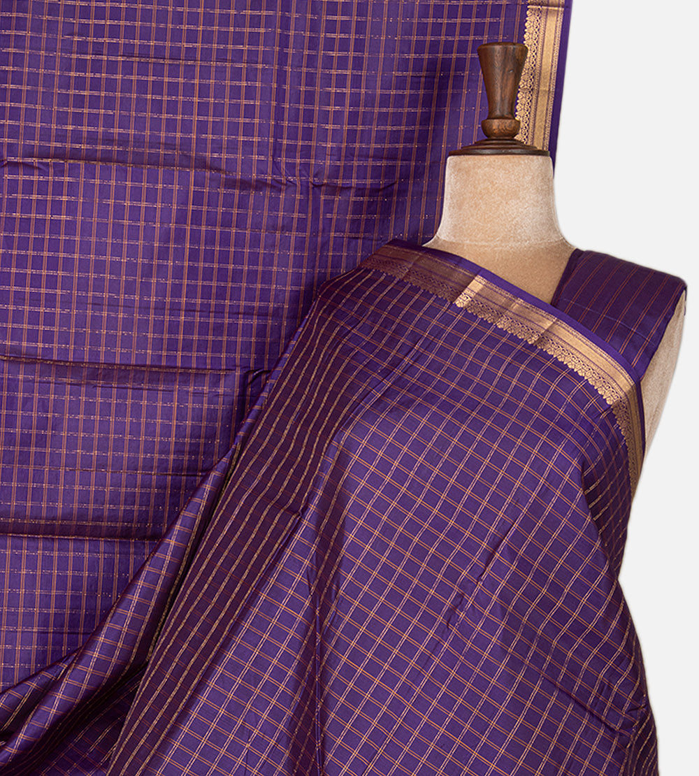 Purple Soft Silk Saree