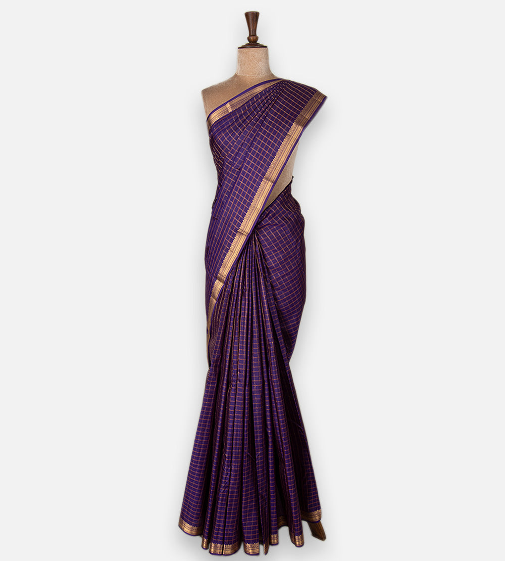 Purple Soft Silk Saree