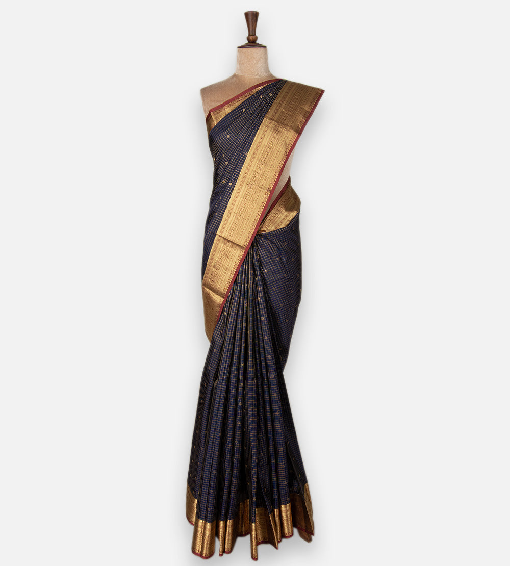 Blue Soft Silk Saree