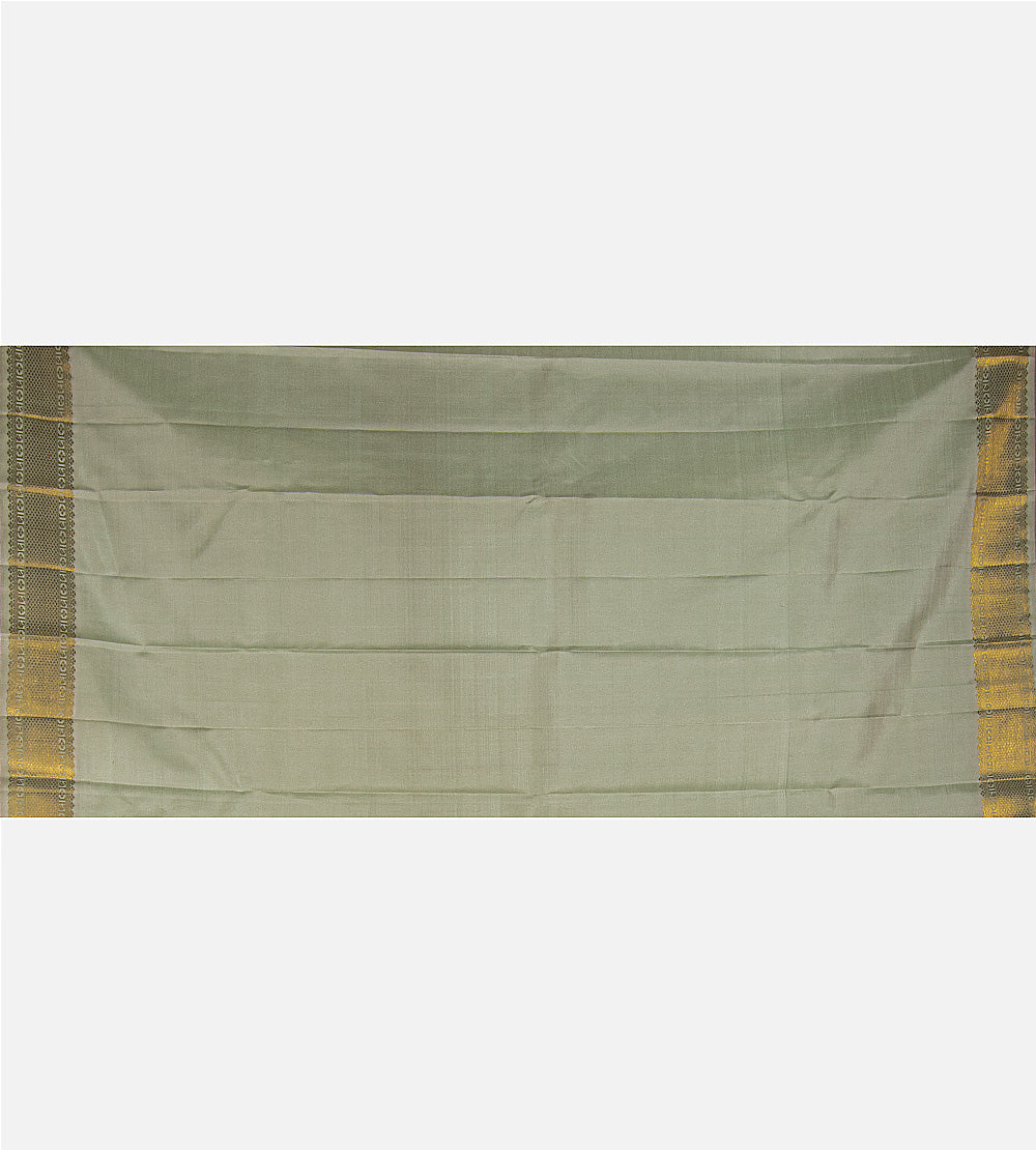 Pastel Green Kanchipuram Silk Saree