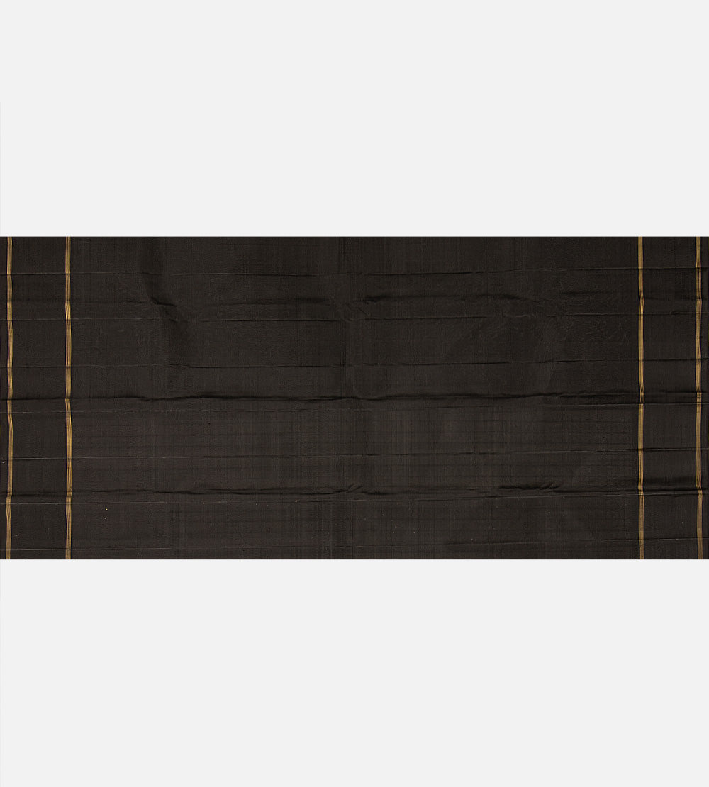 Off-White Kanchipuram Silk Saree