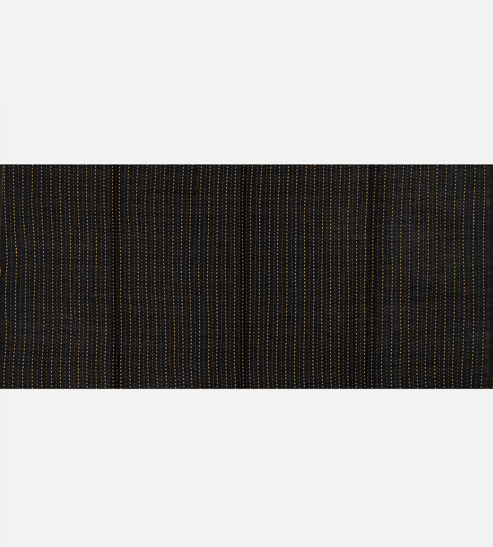 Black Moonga Tussar Saree