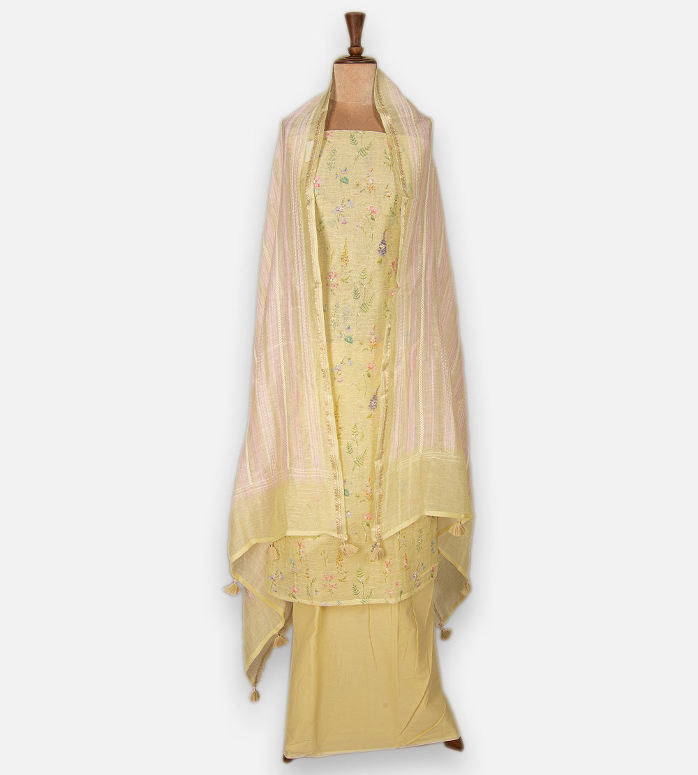 Yellow Linen Salwar