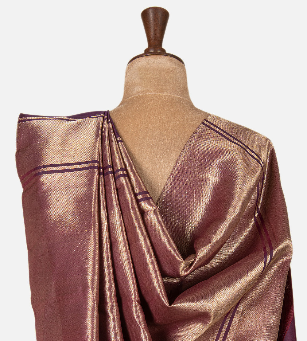 Purple Kanchipuram Silk Saree