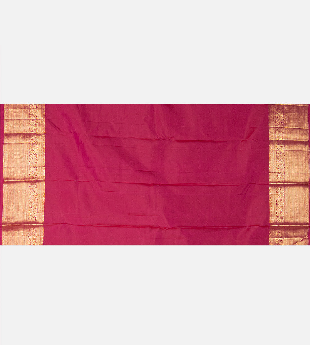 Pink Kanchipuram Silk Saree