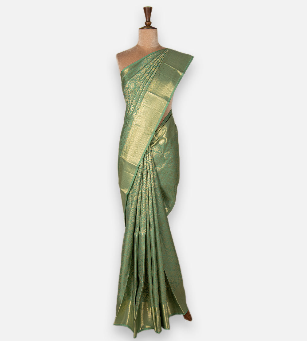 Green Kanchipuram Silk Saree