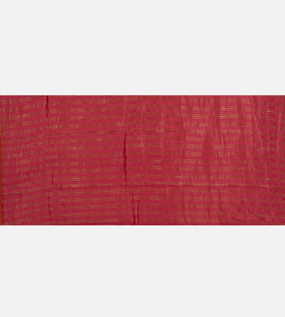 Orange Chaniya Silk Saree