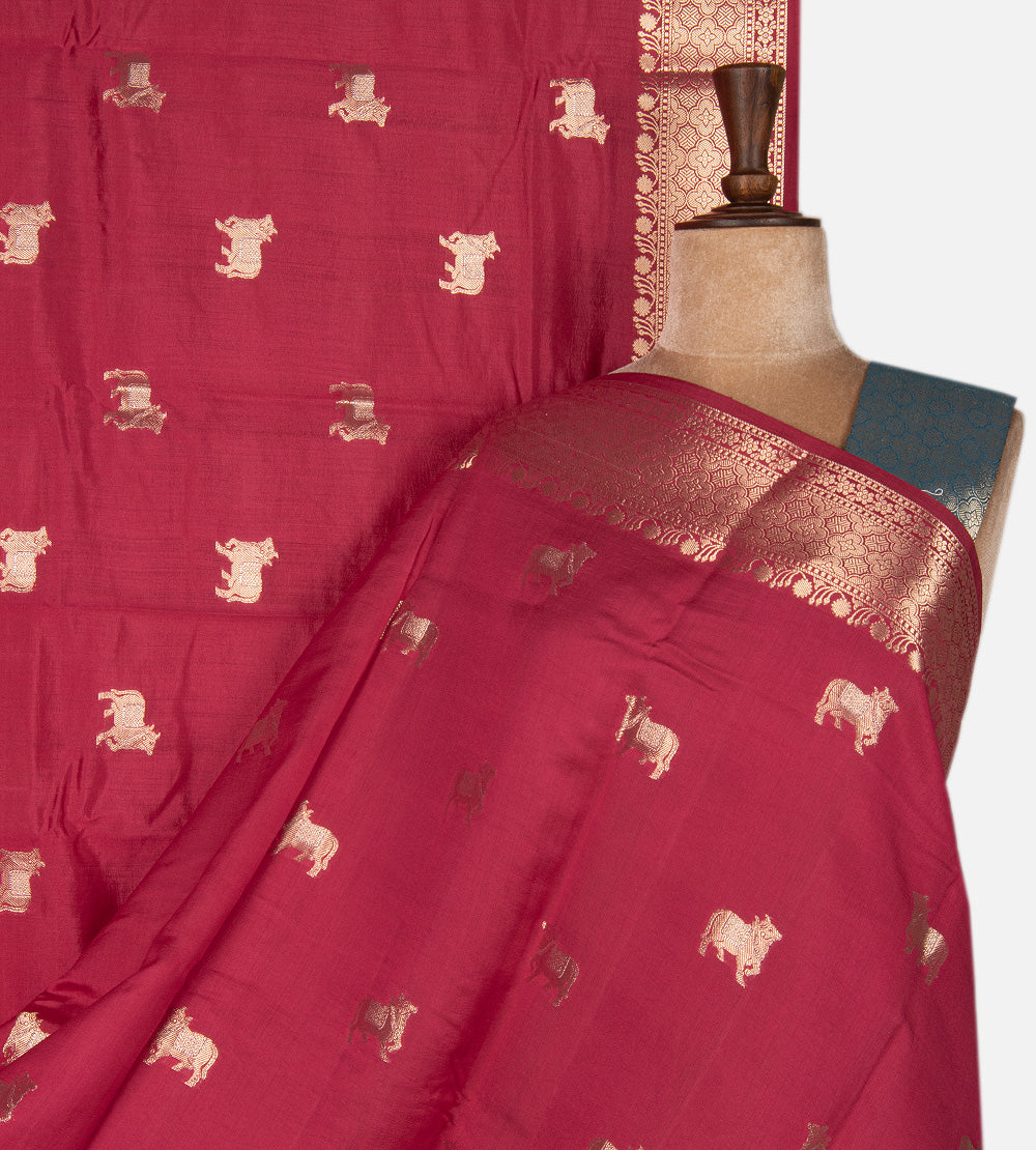 Pink Chaniya Silk Saree