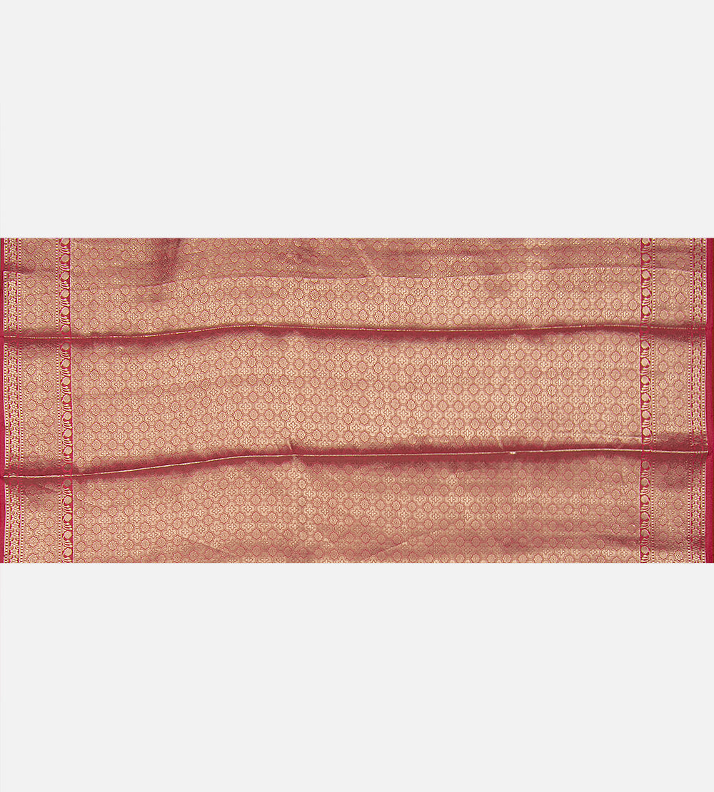 Orange Chaniya Silk Saree