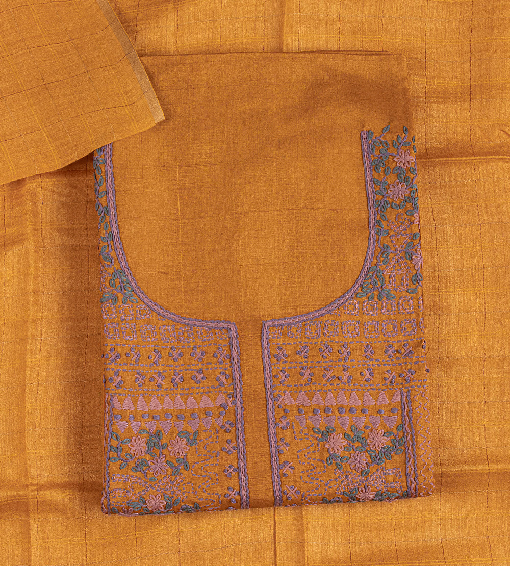 Yellow Tussar Salwar