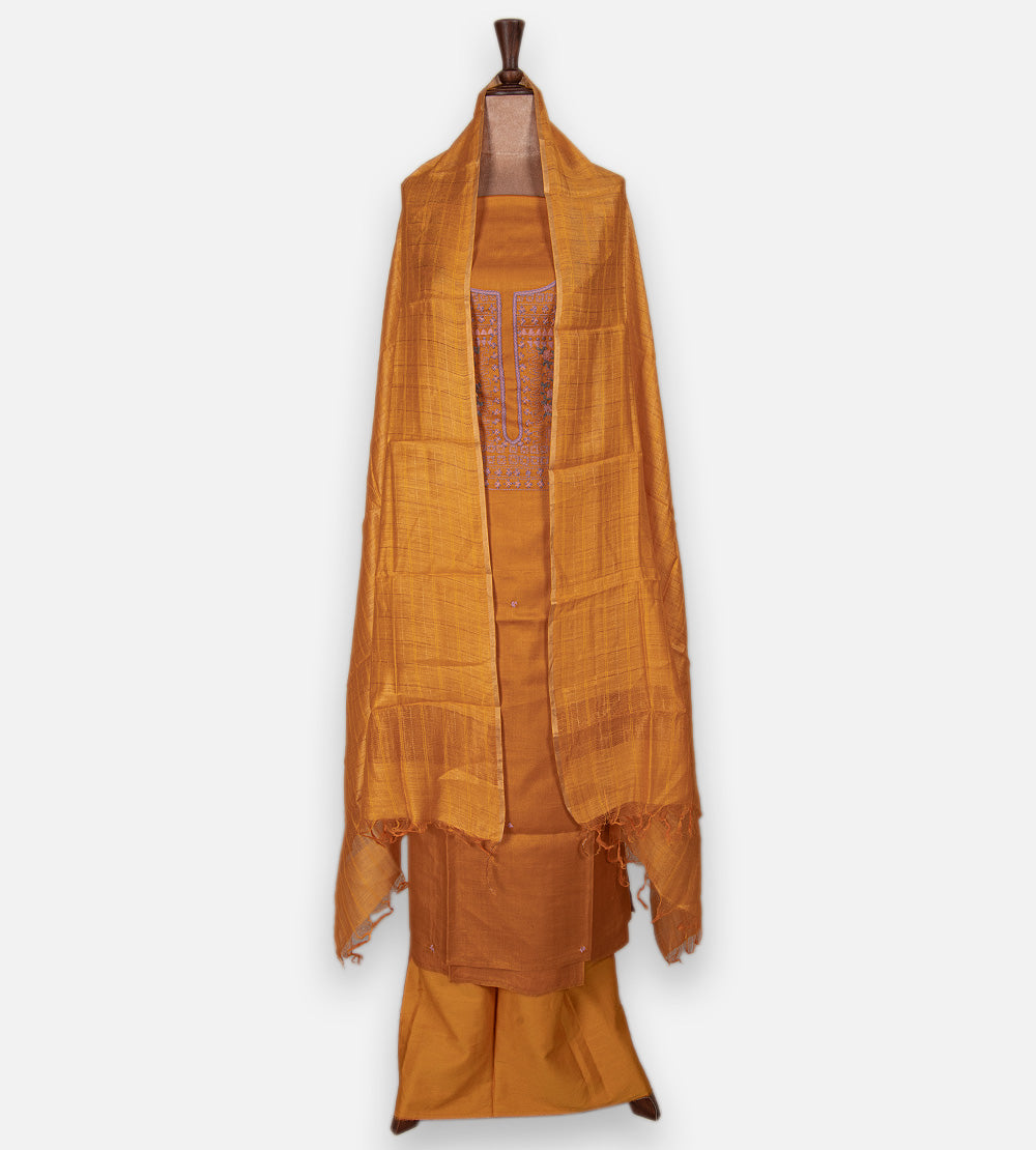 Yellow Tussar Salwar