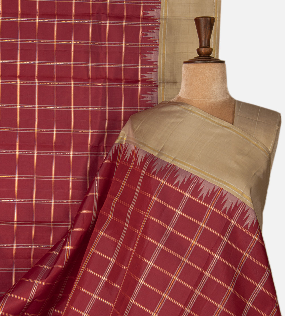 Red Kanchipuram Silk Saree