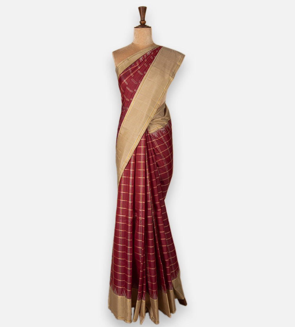 Red Kanchipuram Silk Saree
