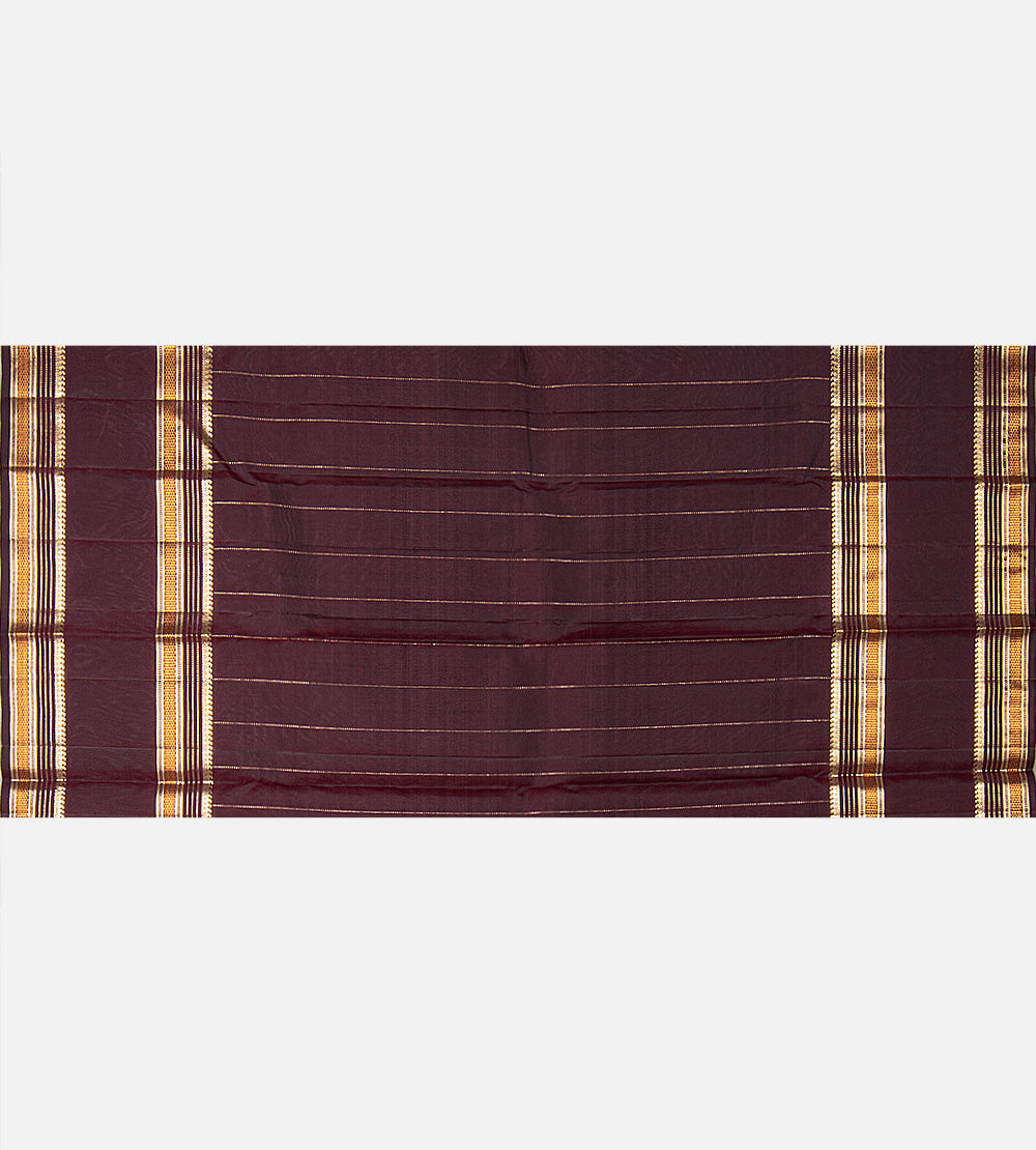 Purple Kanchipuram Silk Saree