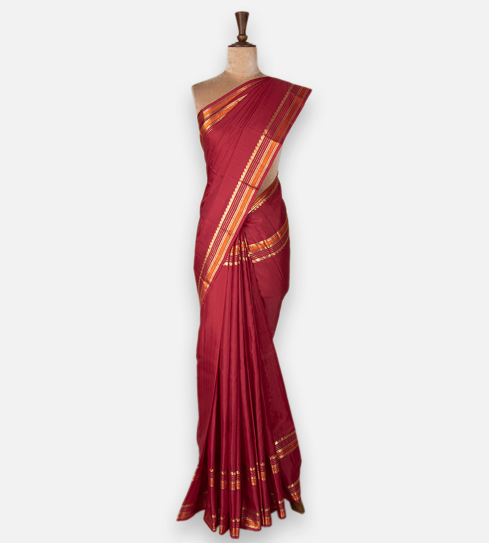 Red Kanchipuram Silk Saree