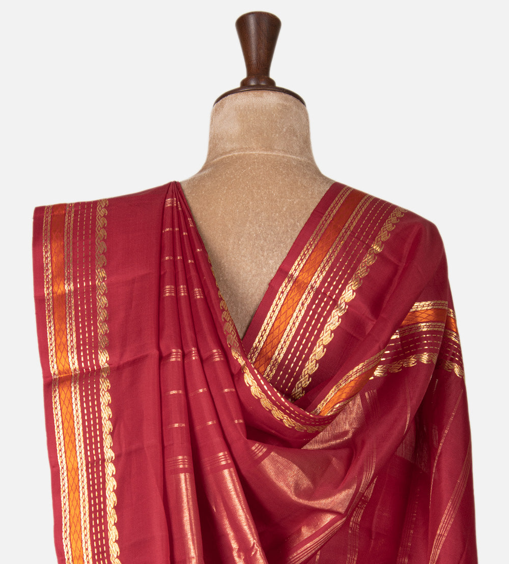 Red Kanchipuram Silk Saree