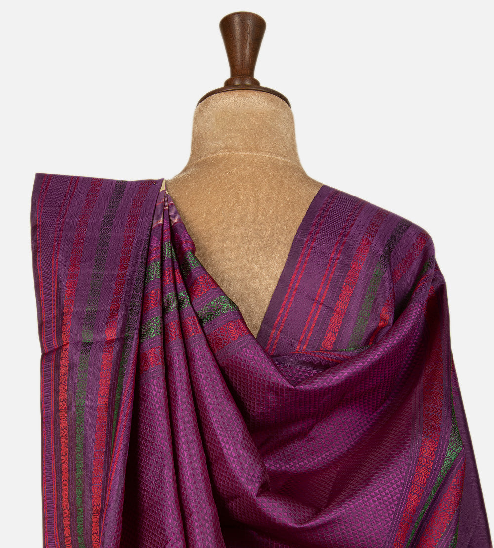 Creme Kanchipuram Silk Saree