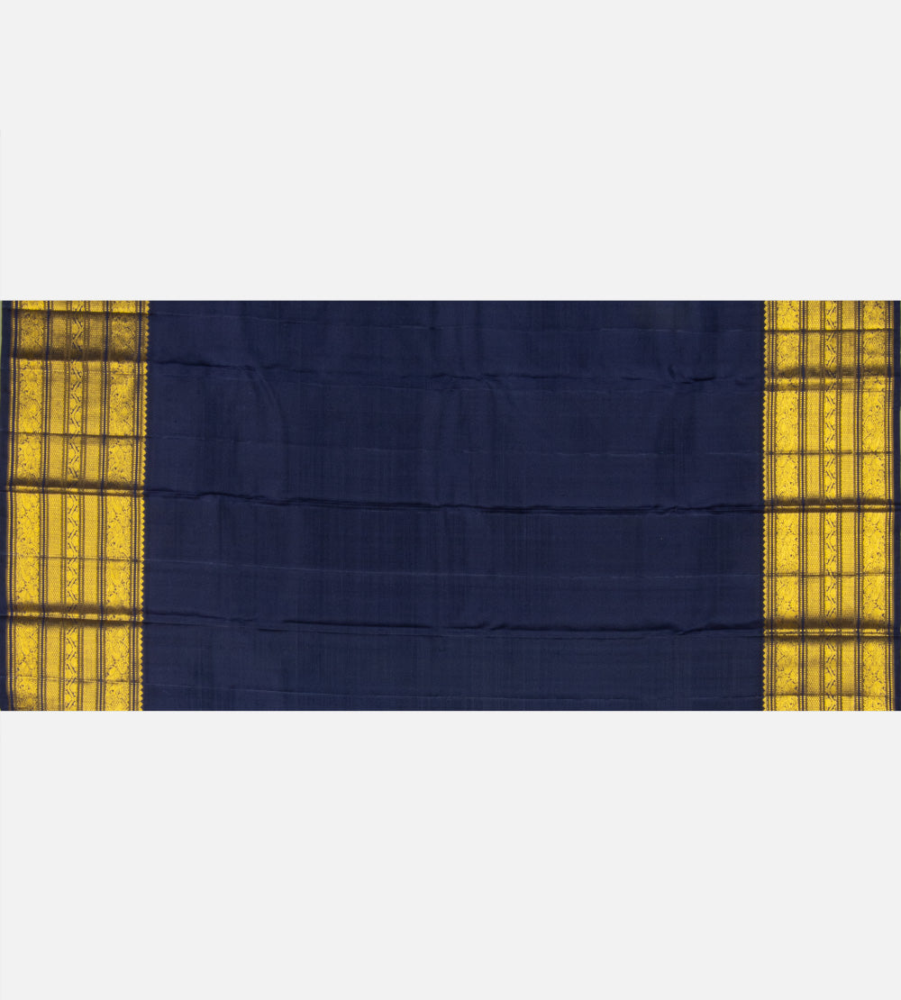 Blue Kanchipuram Silk Saree